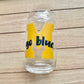 Waterproof Clear Go Blue Sticker