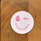 Waterproof Pink Michigan Wink Sticker