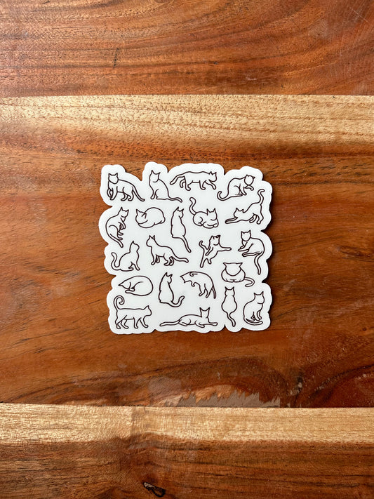 All Things Cats Sticker