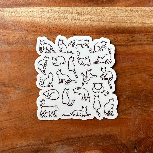 All Things Cats Sticker
