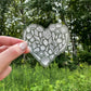 Clear Heart Shell Sticker