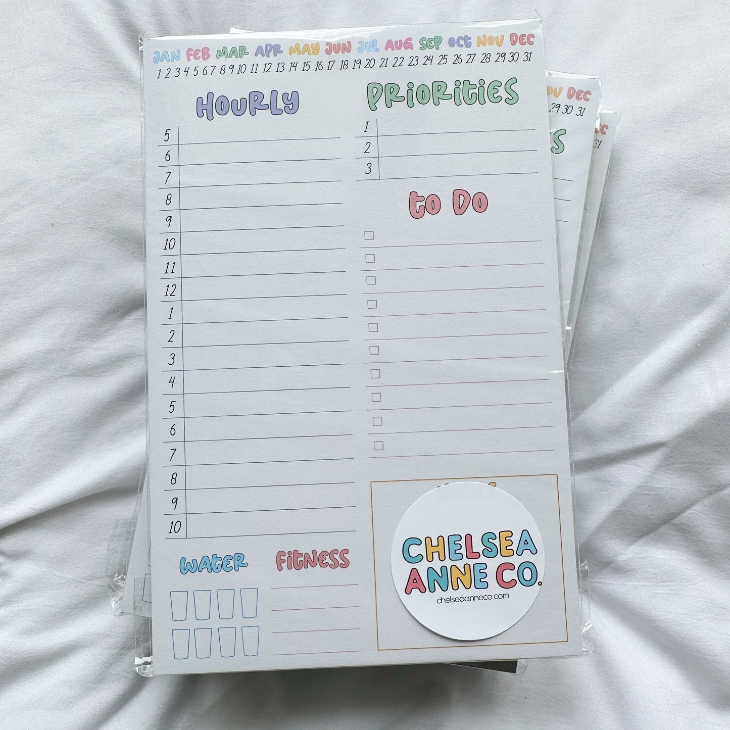 Daily Time Block Notepad