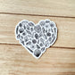 Waterproof Heart Shell Sticker