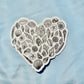 Waterproof Heart Shell Sticker