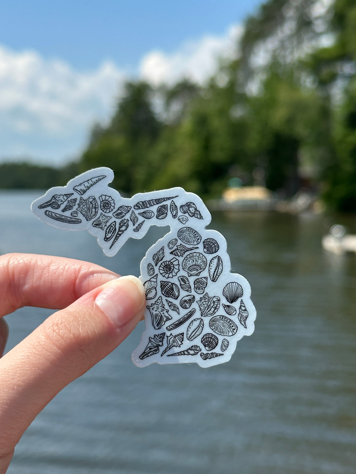 Chelsea Mi Shell Michigan Shell Sticker – Chelsea Anne Co.