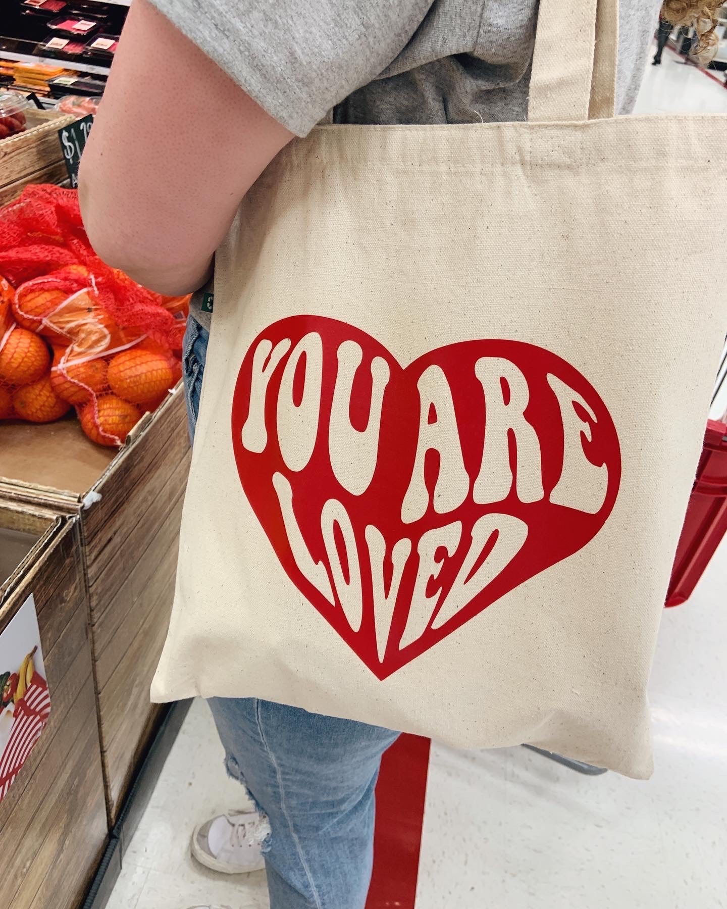 You are Loved Eco Friendly Recycled Tote