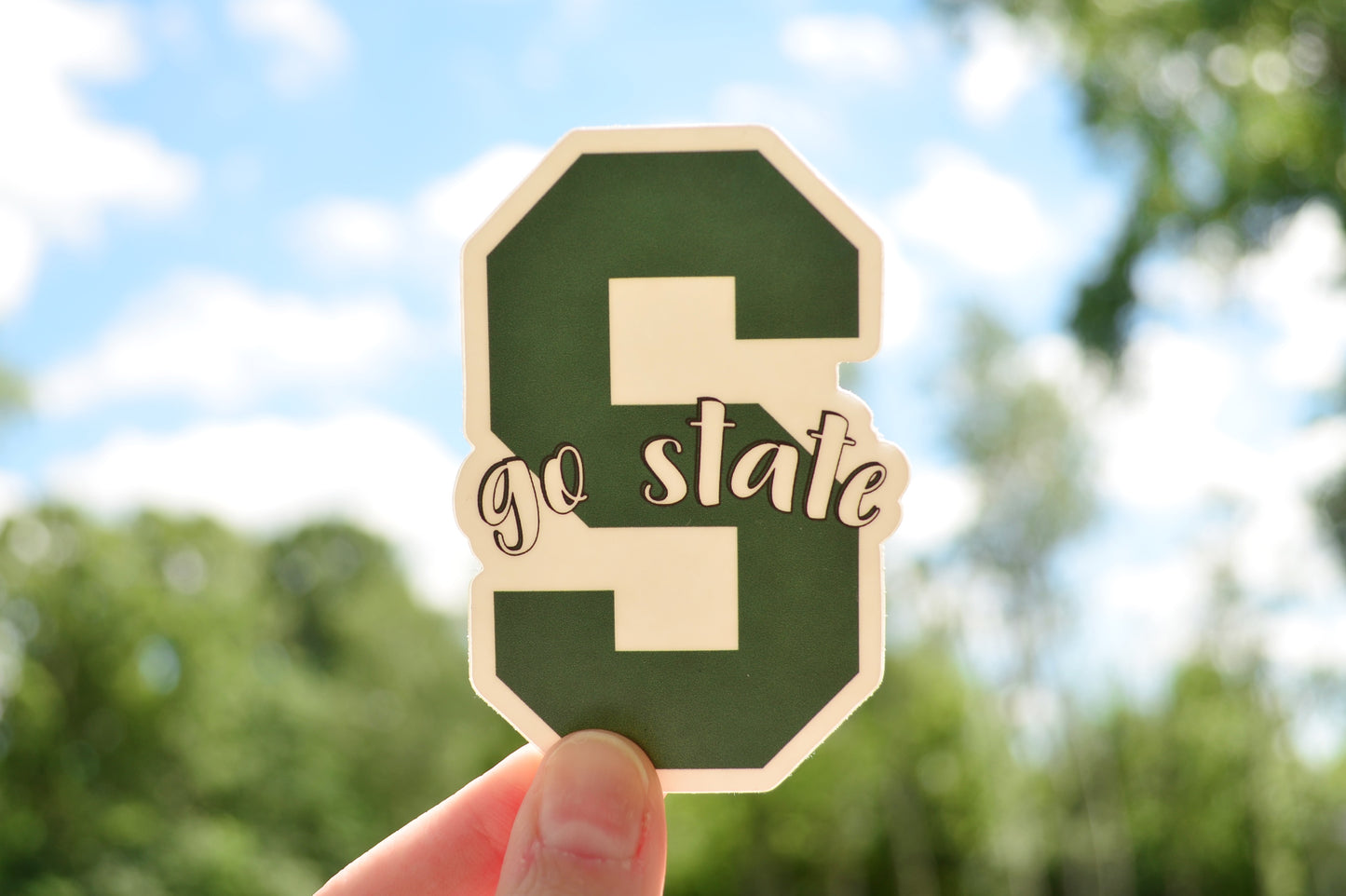 Waterproof Go State Sticker