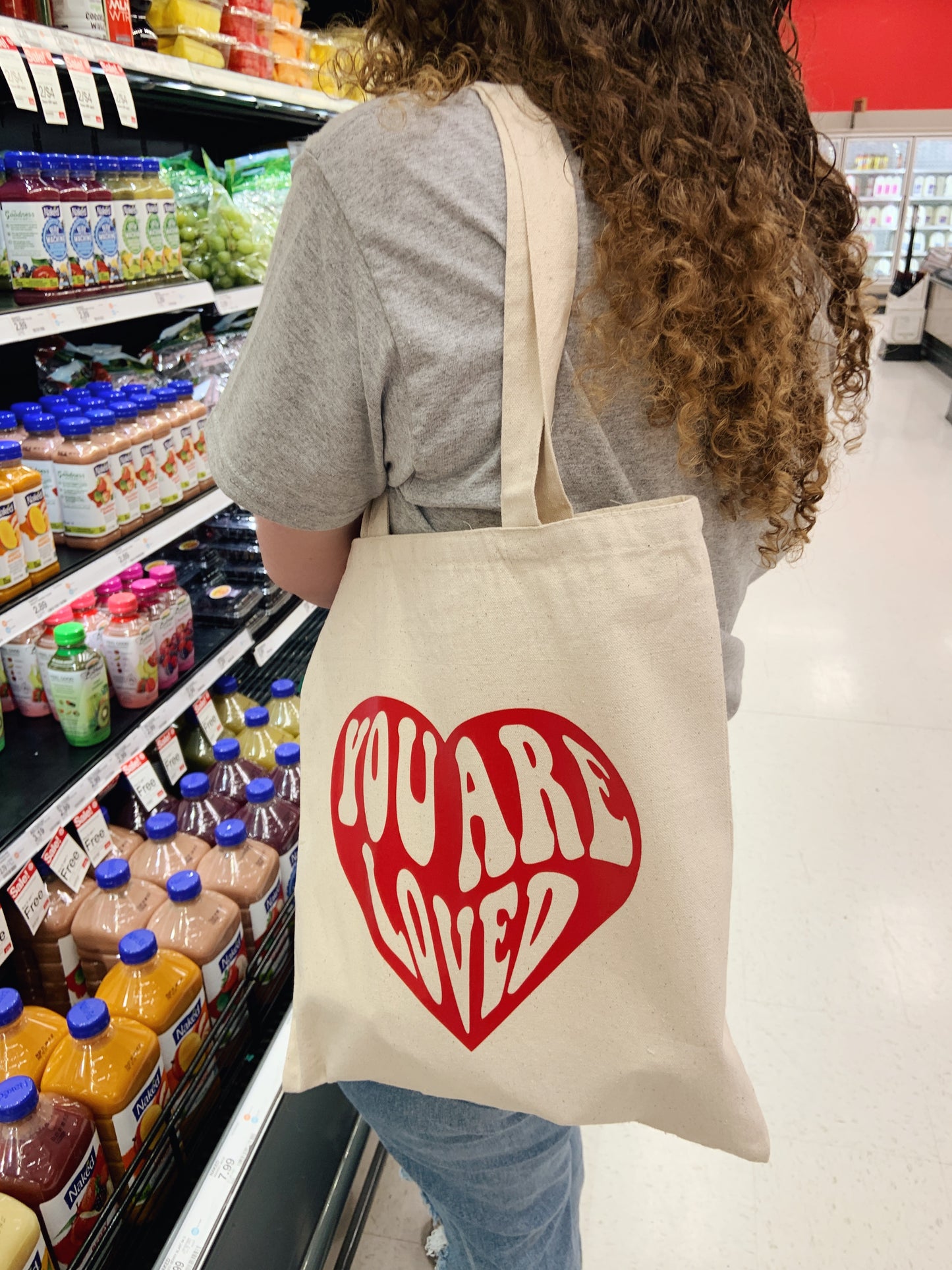 You are Loved Eco Friendly Recycled Tote