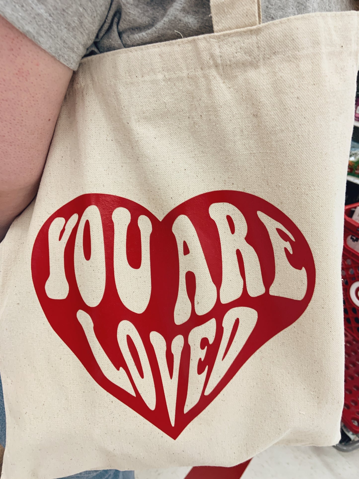 You are Loved Eco Friendly Recycled Tote