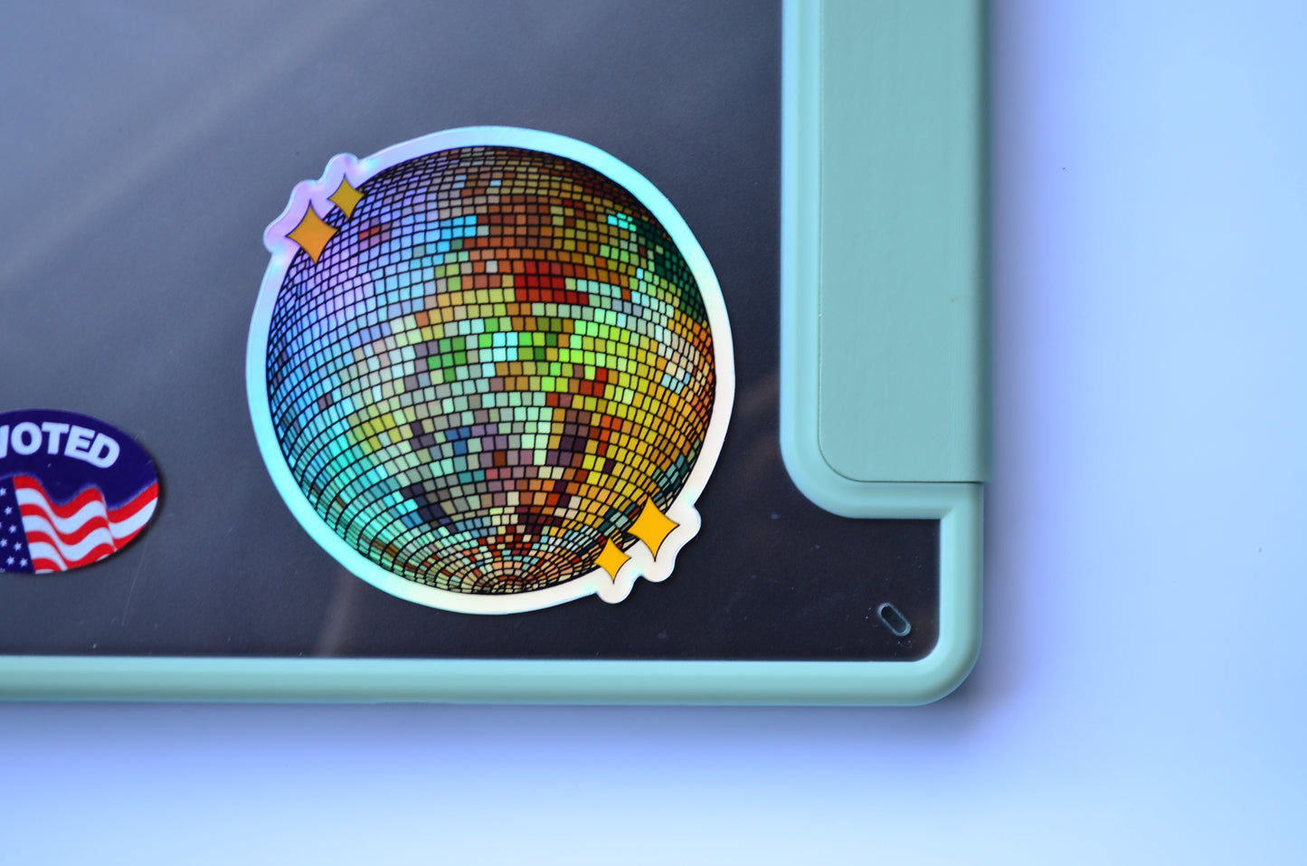 Holographic Disco Ball Sticker