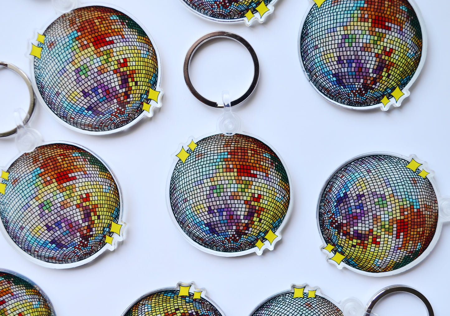 Disco Ball Keychain