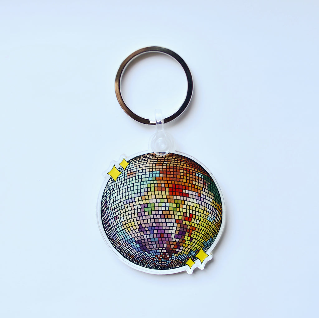 Disco Ball Keychain